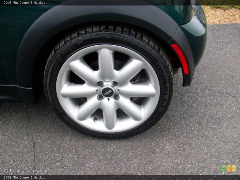 2003 Mini Cooper S Hardtop Wheel and Tire Photo #6699837