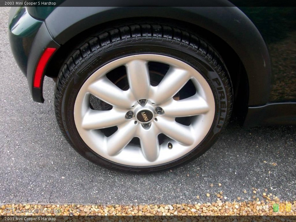 2003 Mini Cooper S Hardtop Wheel and Tire Photo #6699847