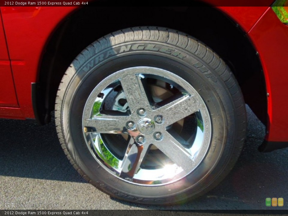 2012 Dodge Ram 1500 Express Quad Cab 4x4 Wheel and Tire Photo #67003843