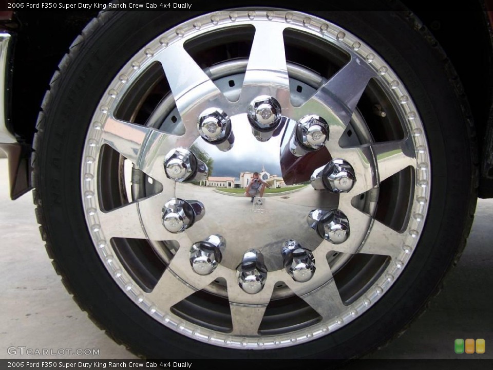 2006 Ford F350 Super Duty King Ranch Crew Cab 4x4 Dually Wheel and Tire Photo #6701988