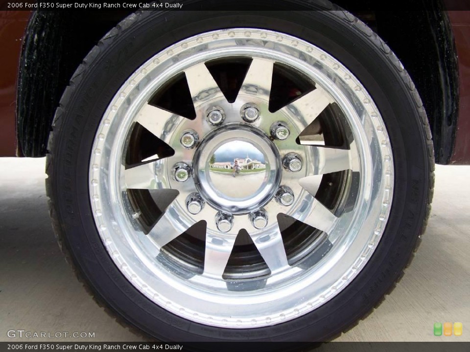 2006 Ford F350 Super Duty King Ranch Crew Cab 4x4 Dually Wheel and Tire Photo #6701993