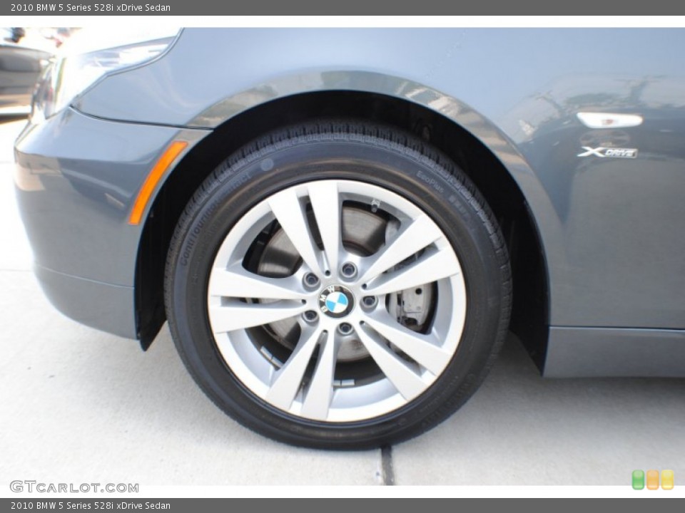 2010 BMW 5 Series 528i xDrive Sedan Wheel and Tire Photo #67025799