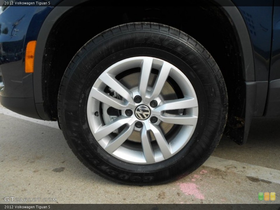 2012 Volkswagen Tiguan S Wheel and Tire Photo #67039710