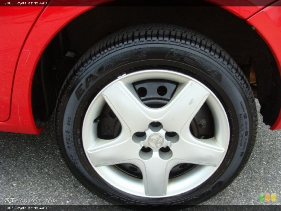 2005 Toyota Matrix AWD Wheel and Tire Photo #67040718