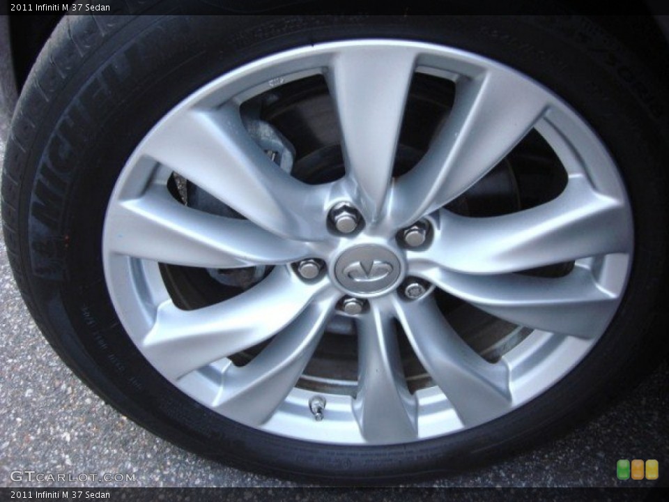 2011 Infiniti M 37 Sedan Wheel and Tire Photo #67042347
