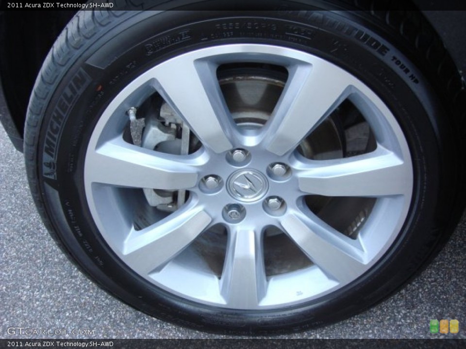 2011 Acura ZDX Technology SH-AWD Wheel and Tire Photo #67042632