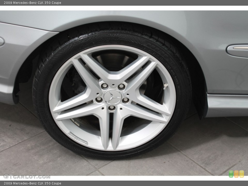 2009 Mercedes-Benz CLK 350 Coupe Wheel and Tire Photo #67045764
