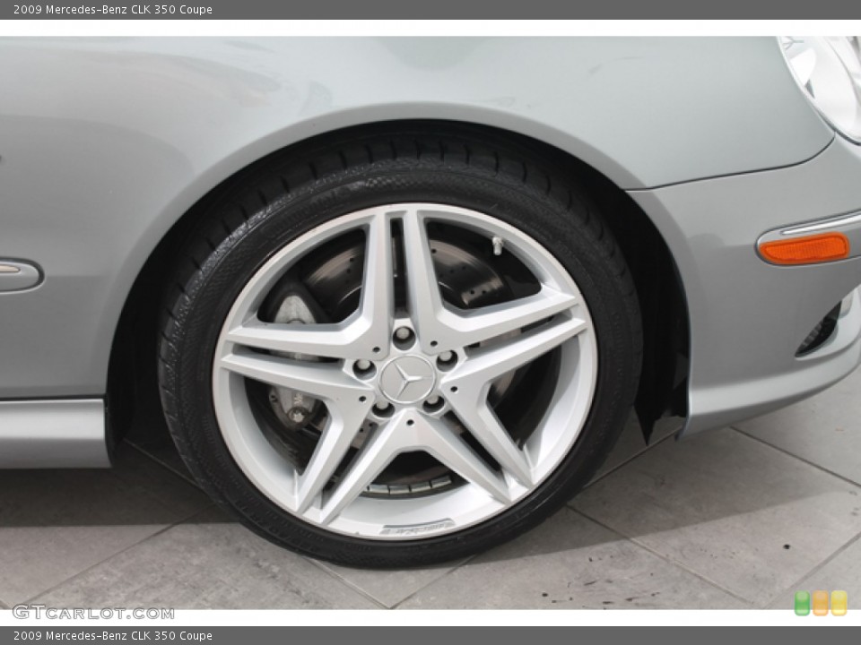 2009 Mercedes-Benz CLK 350 Coupe Wheel and Tire Photo #67045773