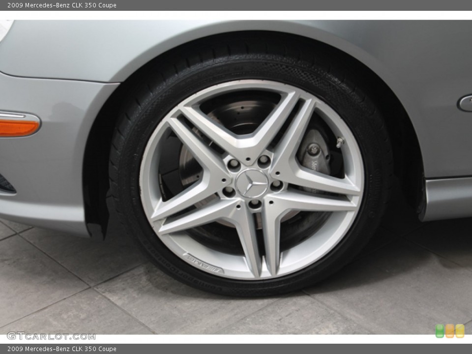 2009 Mercedes-Benz CLK 350 Coupe Wheel and Tire Photo #67045782
