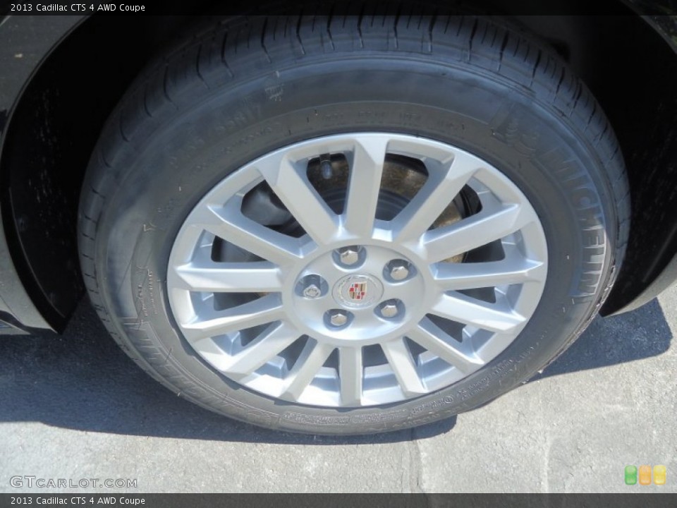 2013 Cadillac CTS 4 AWD Coupe Wheel and Tire Photo #67051578
