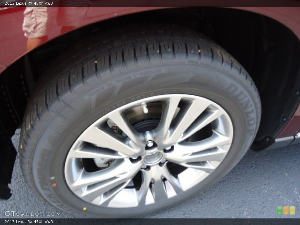 2013 Lexus RX 450h AWD Wheel and Tire Photo #67055346