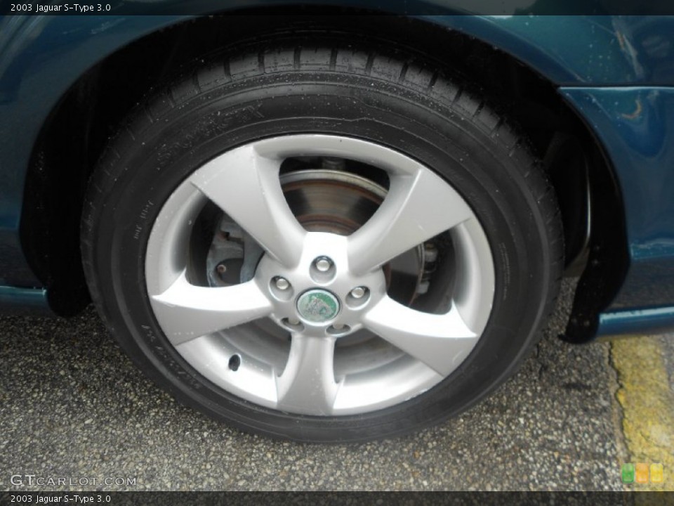 2003 Jaguar S-Type 3.0 Wheel and Tire Photo #67060392