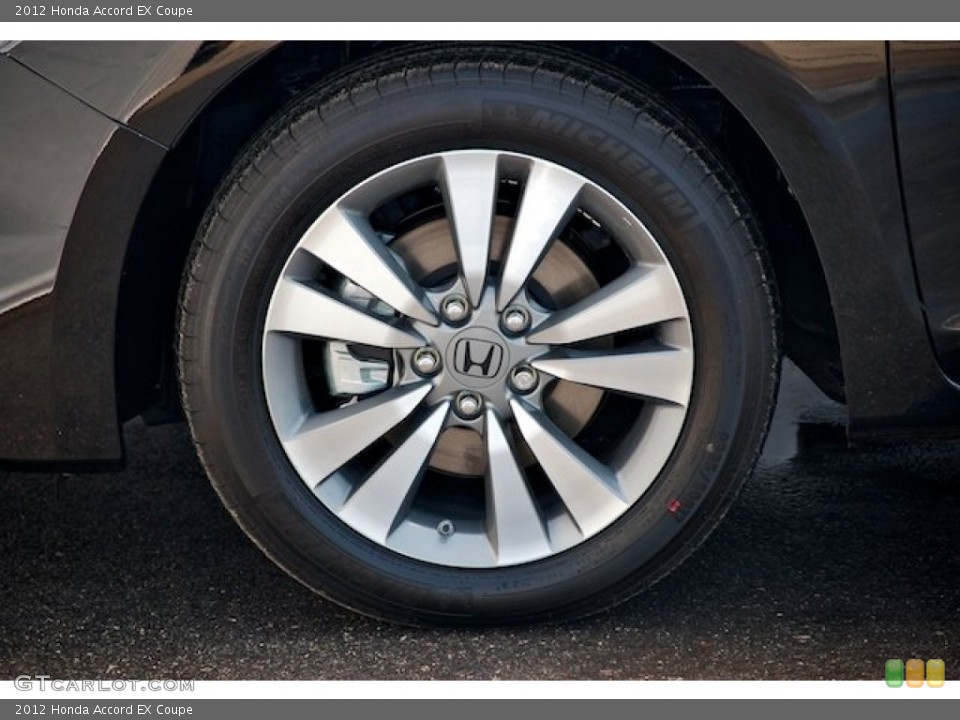 2012 Honda Accord EX Coupe Wheel and Tire Photo #67061284