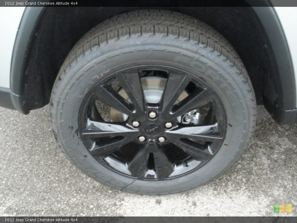 2012 Jeep Grand Cherokee Altitude 4x4 Wheel and Tire Photo #67069527