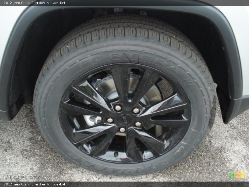 2012 Jeep Grand Cherokee Altitude 4x4 Wheel and Tire Photo #67069533