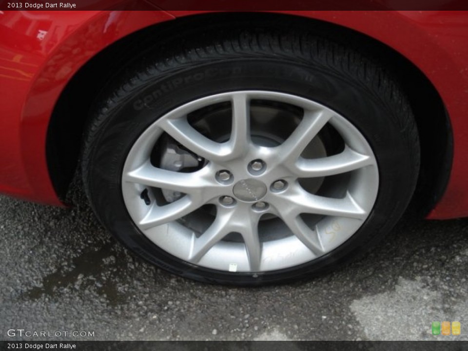 2013 Dodge Dart Rallye Wheel and Tire Photo #67069695