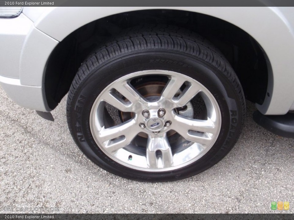 2010 Ford Explorer Limited Wheel and Tire Photo #67071782