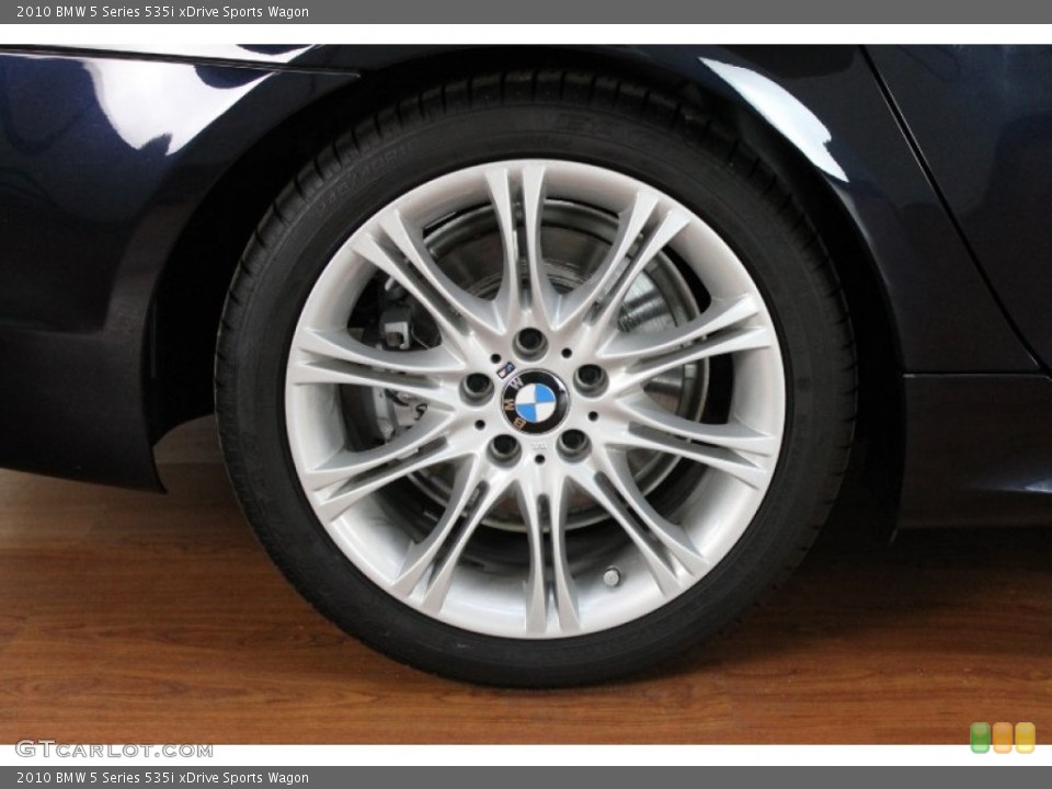 2010 BMW 5 Series 535i xDrive Sports Wagon Wheel and Tire Photo #67074792