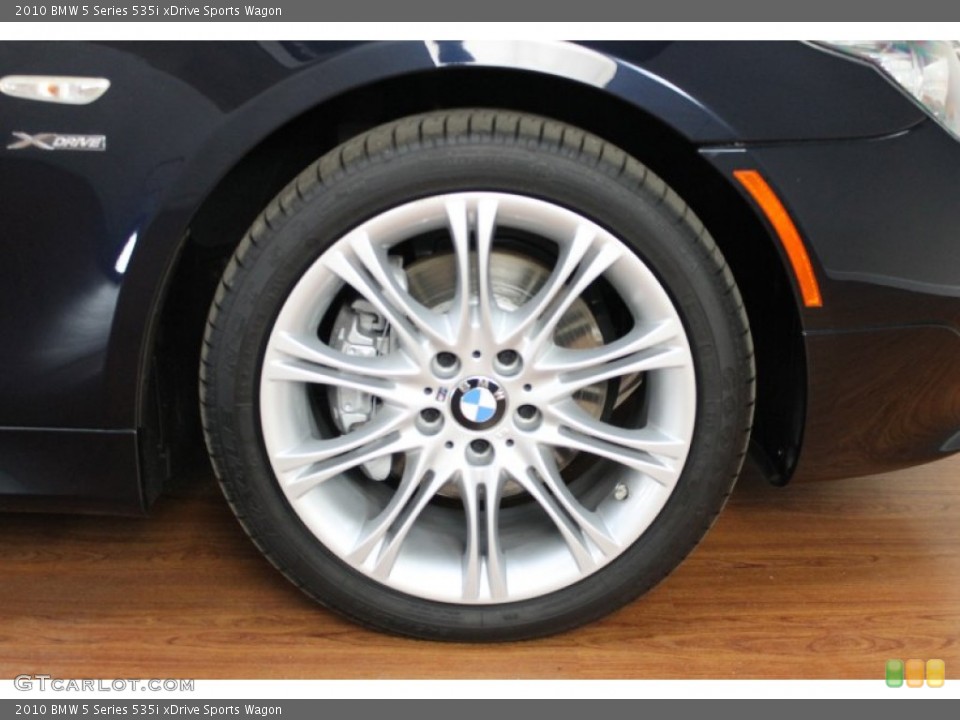 2010 BMW 5 Series 535i xDrive Sports Wagon Wheel and Tire Photo #67074797
