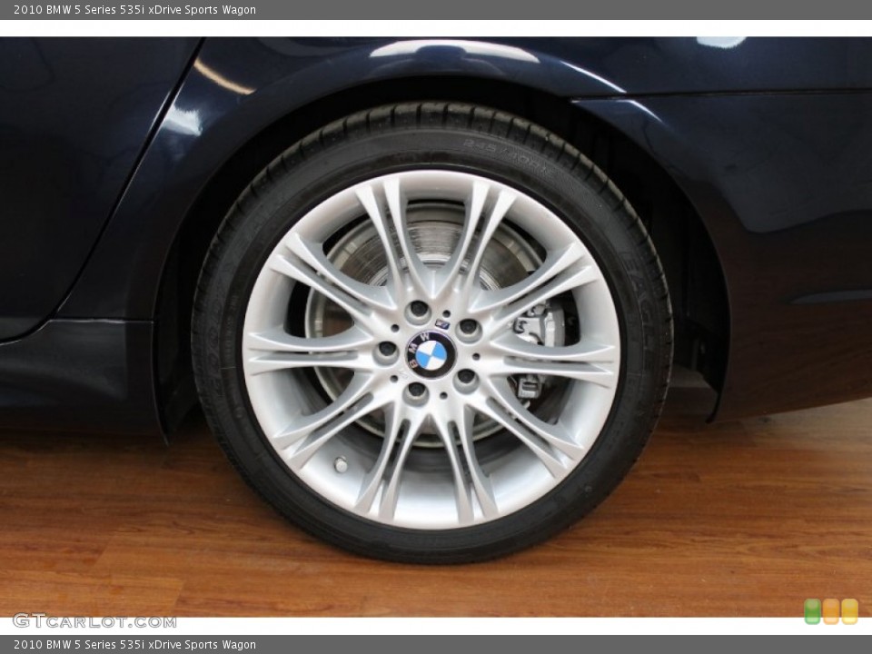 2010 BMW 5 Series 535i xDrive Sports Wagon Wheel and Tire Photo #67074806