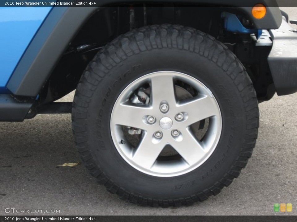 2010 Jeep Wrangler Unlimited Islander Edition 4x4 Wheel and Tire Photo #67082557