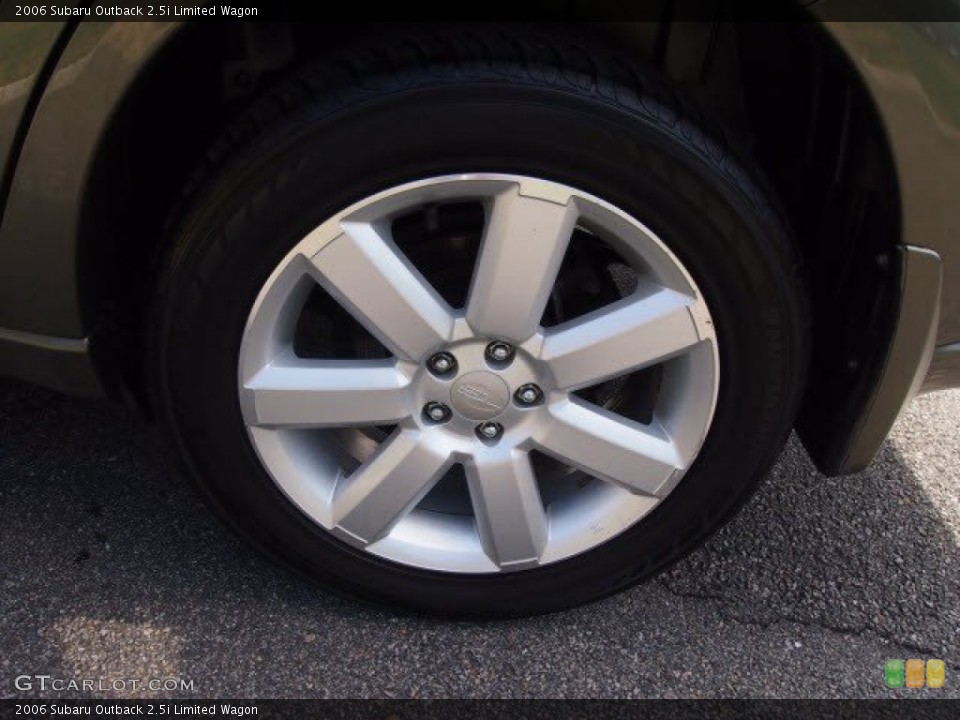 2006 Subaru Outback 2.5i Limited Wagon Wheel and Tire Photo #67083262