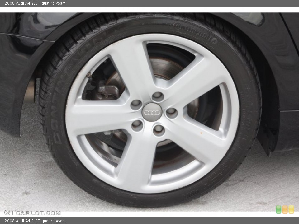 2008 Audi A4 2.0T quattro Avant Wheel and Tire Photo #67085305