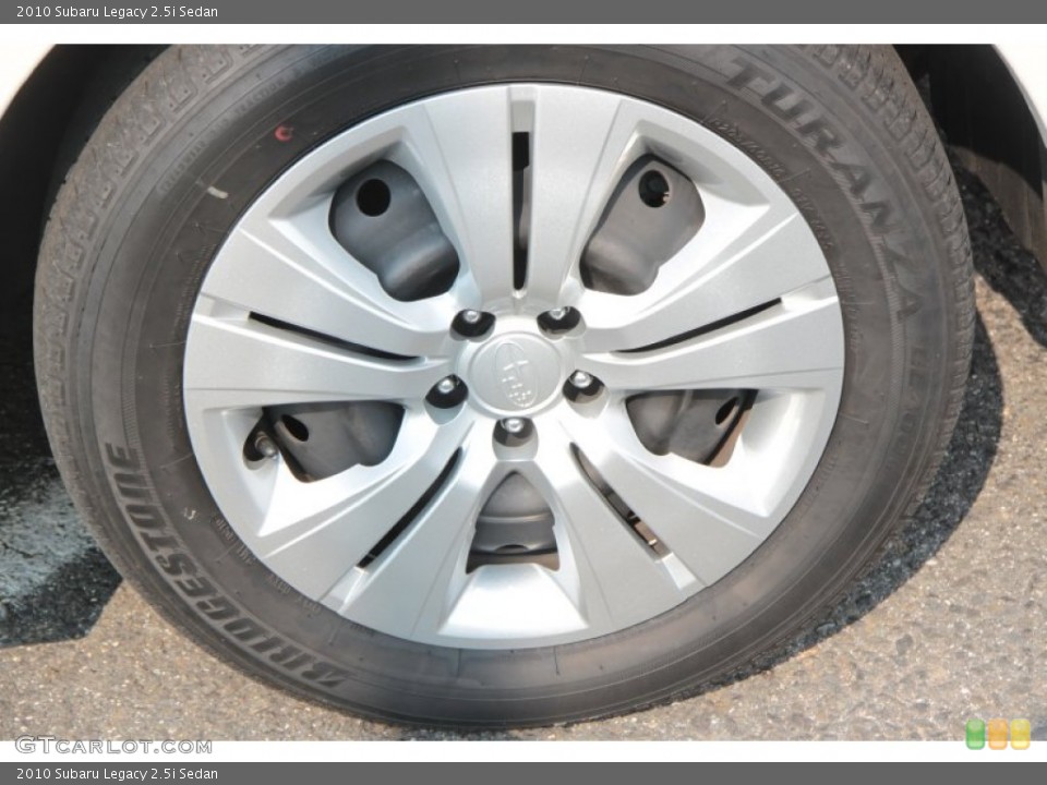 2010 Subaru Legacy 2.5i Sedan Wheel and Tire Photo #67088332