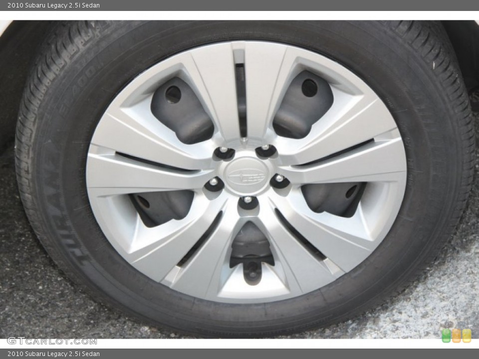 2010 Subaru Legacy 2.5i Sedan Wheel and Tire Photo #67088341