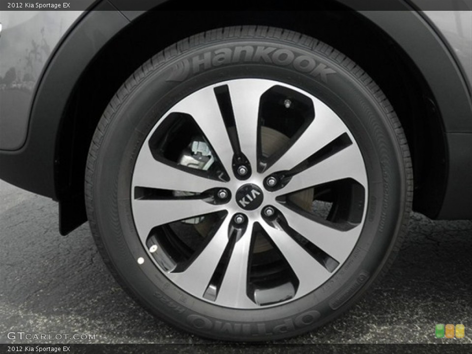 2012 Kia Sportage EX Wheel and Tire Photo #67090846