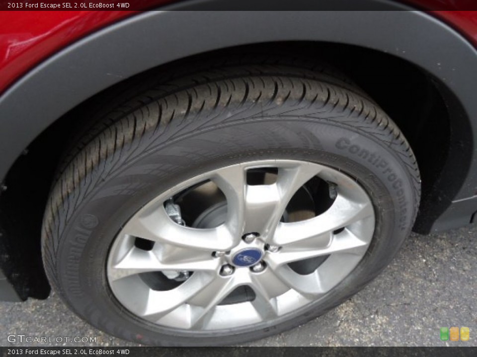 2013 Ford Escape SEL 2.0L EcoBoost 4WD Wheel and Tire Photo #67095505