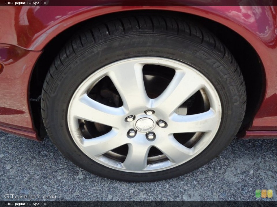 2004 Jaguar X-Type 3.0 Wheel and Tire Photo #67102449