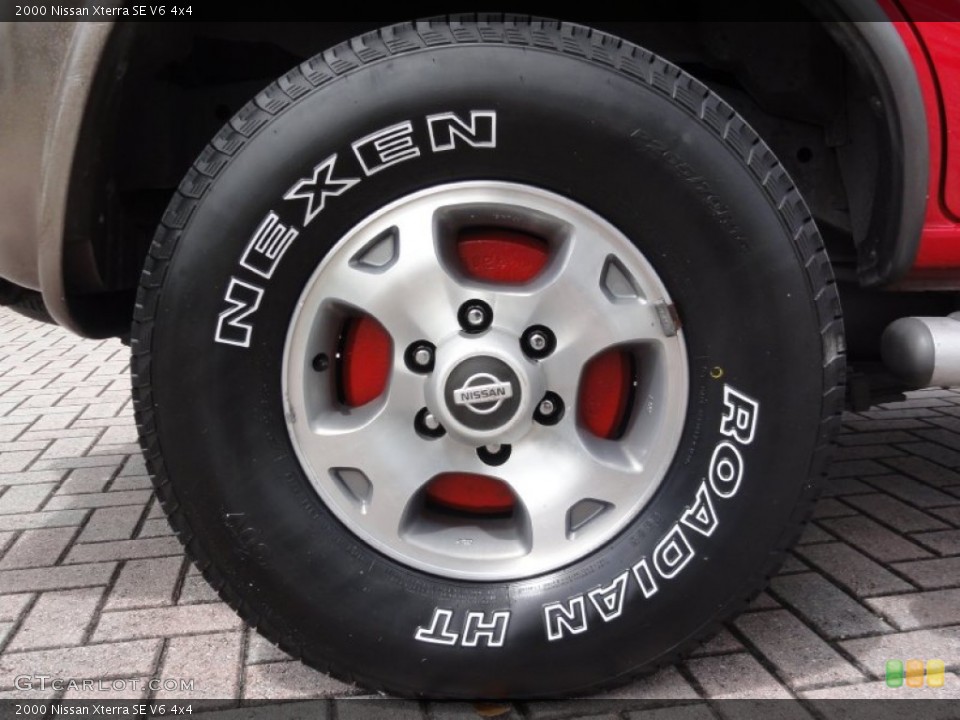 2000 Nissan Xterra SE V6 4x4 Wheel and Tire Photo #67104686