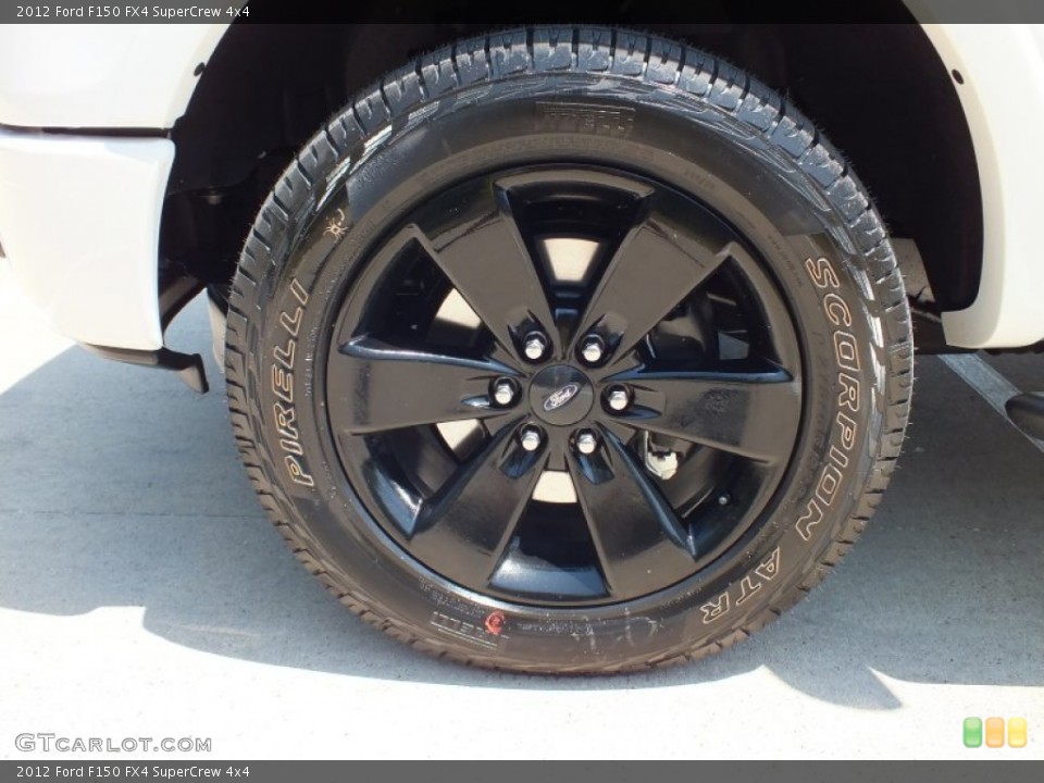 2012 Ford F150 FX4 SuperCrew 4x4 Wheel and Tire Photo #67107608