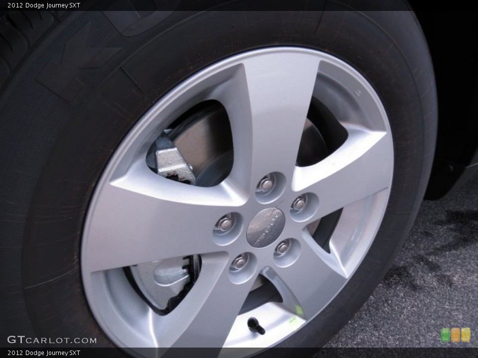 2012 Dodge Journey SXT Wheel and Tire Photo #67108640
