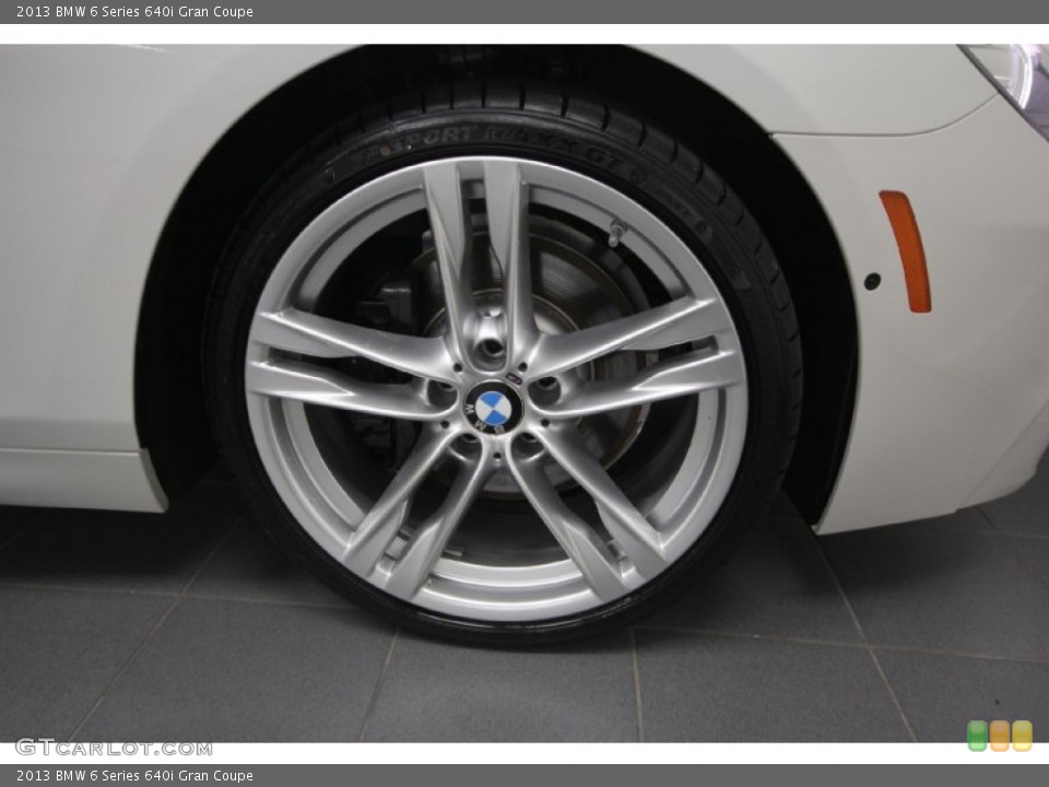 2013 BMW 6 Series 640i Gran Coupe Wheel and Tire Photo #67117148