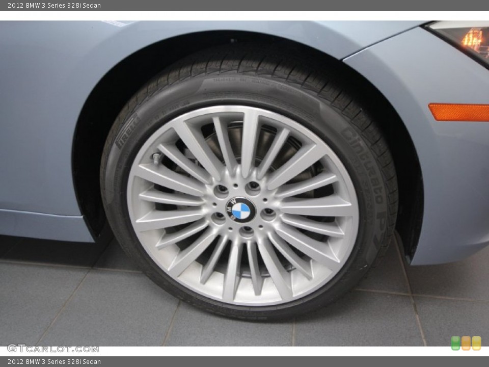 2012 BMW 3 Series 328i Sedan Wheel and Tire Photo #67119694