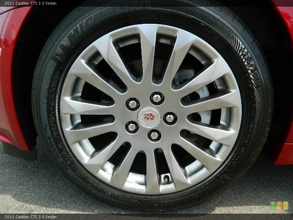 2011 Cadillac CTS 3.0 Sedan Wheel and Tire Photo #67125128