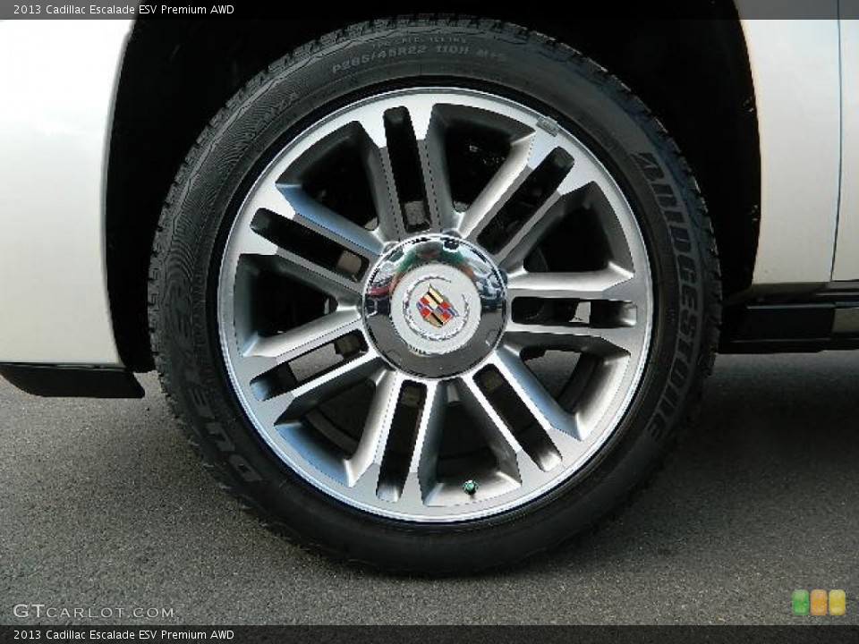 2013 Cadillac Escalade ESV Premium AWD Wheel and Tire Photo #67128797