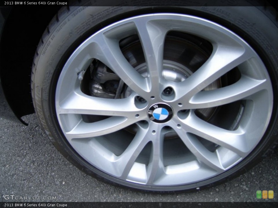 2013 BMW 6 Series 640i Gran Coupe Wheel and Tire Photo #67130645