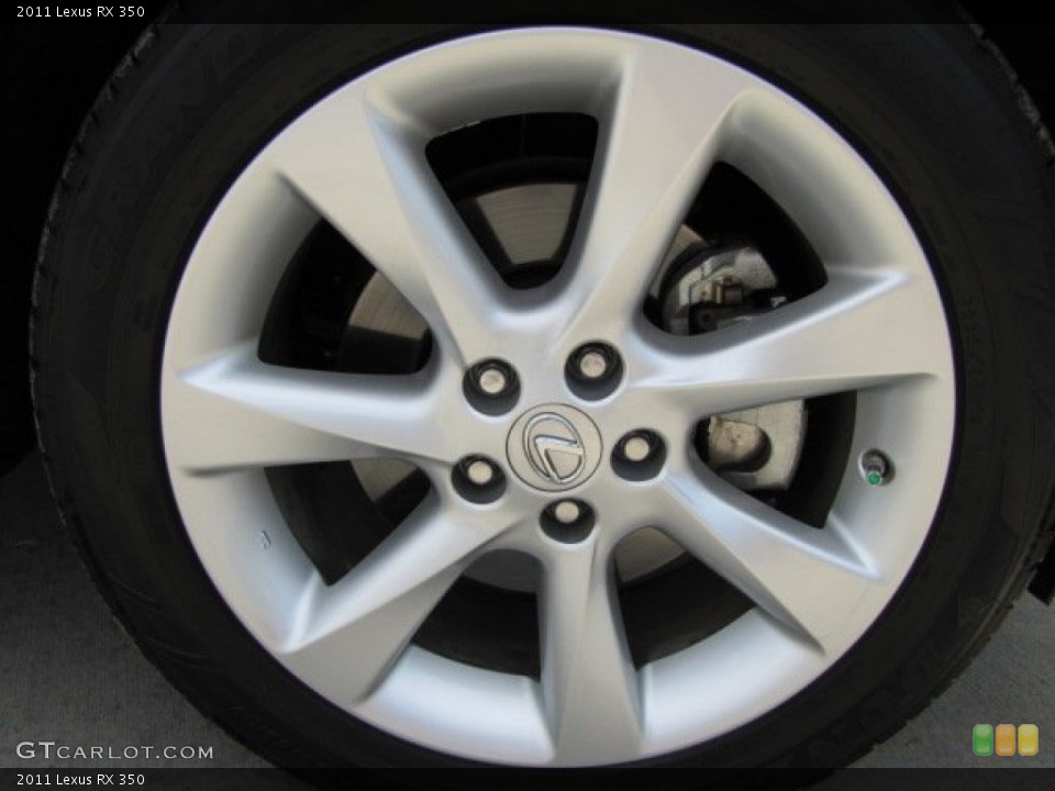 2011 Lexus RX 350 Wheel and Tire Photo #67131842