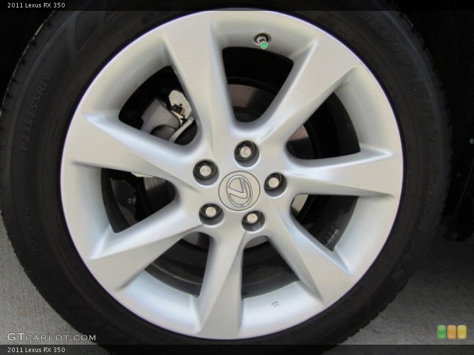 2011 Lexus RX 350 Wheel and Tire Photo #67131848