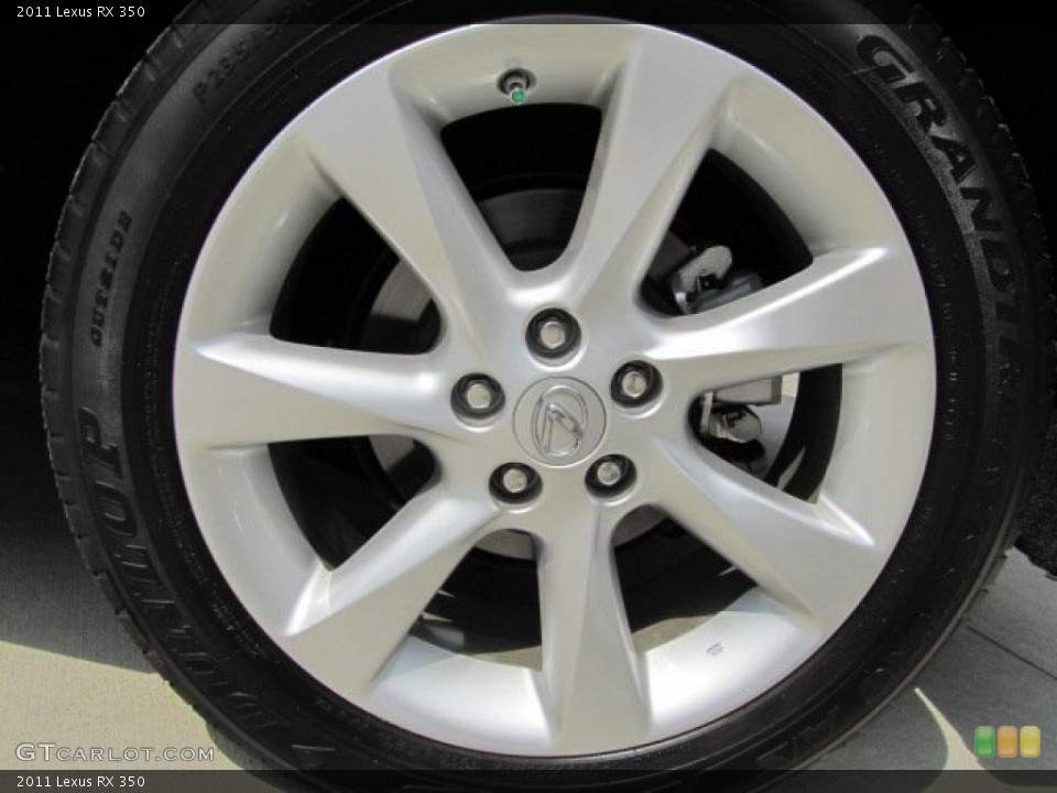 2011 Lexus RX 350 Wheel and Tire Photo #67131854