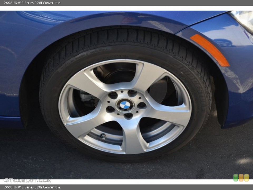 2008 BMW 3 Series 328i Convertible Wheel and Tire Photo #67135379