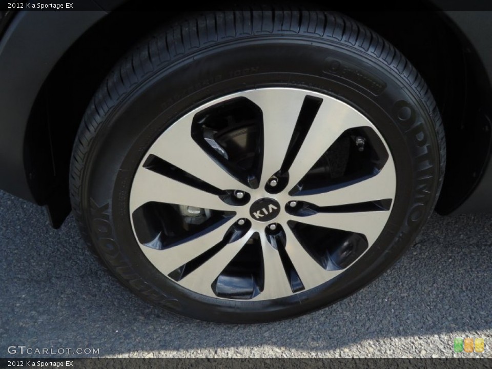 2012 Kia Sportage EX Wheel and Tire Photo #67154510