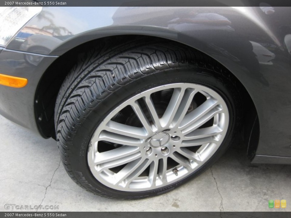 2007 Mercedes-Benz S 550 Sedan Wheel and Tire Photo #67156415