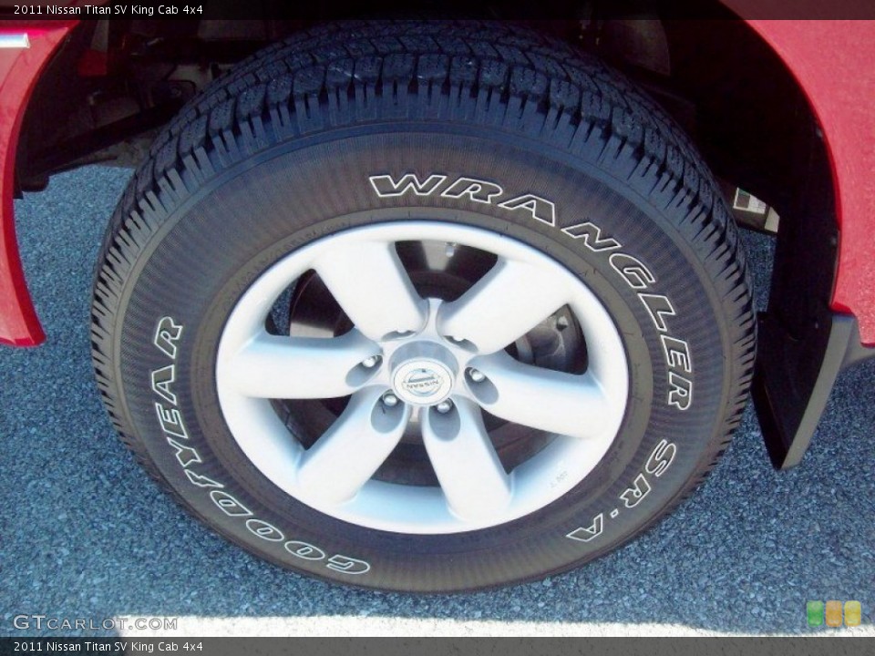 2011 Nissan Titan SV King Cab 4x4 Wheel and Tire Photo #67156869