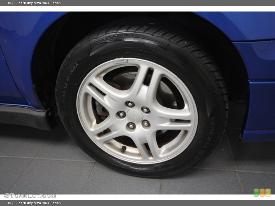 2004 Subaru Impreza WRX Sedan Wheel and Tire Photo #67162058