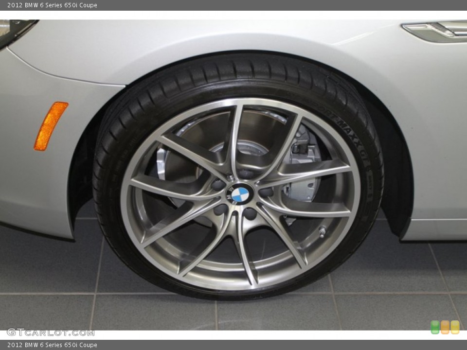 2012 BMW 6 Series 650i Coupe Wheel and Tire Photo #67163309