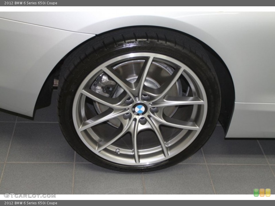 2012 BMW 6 Series 650i Coupe Wheel and Tire Photo #67163348